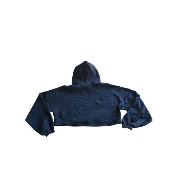 Savage X fenty black cropped hoodie womens Sz M - Picture 2 of 8